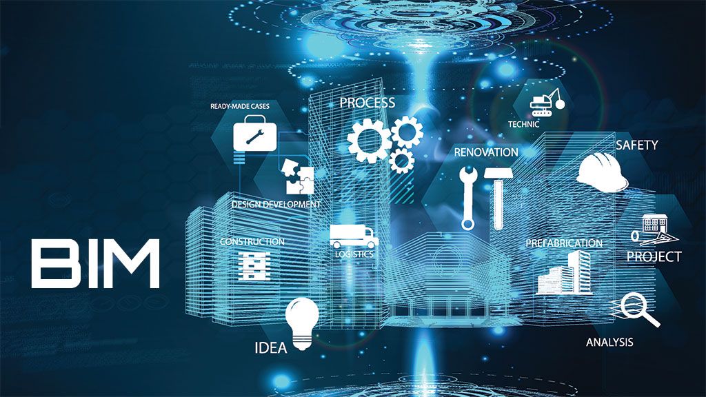 Rappresentazione digitale BIM di edifici con processi di progettazione e costruzione